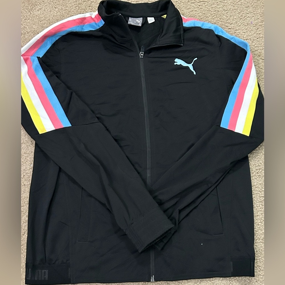 Puma Men’s Small Full Zip Color Block Track Jacket
